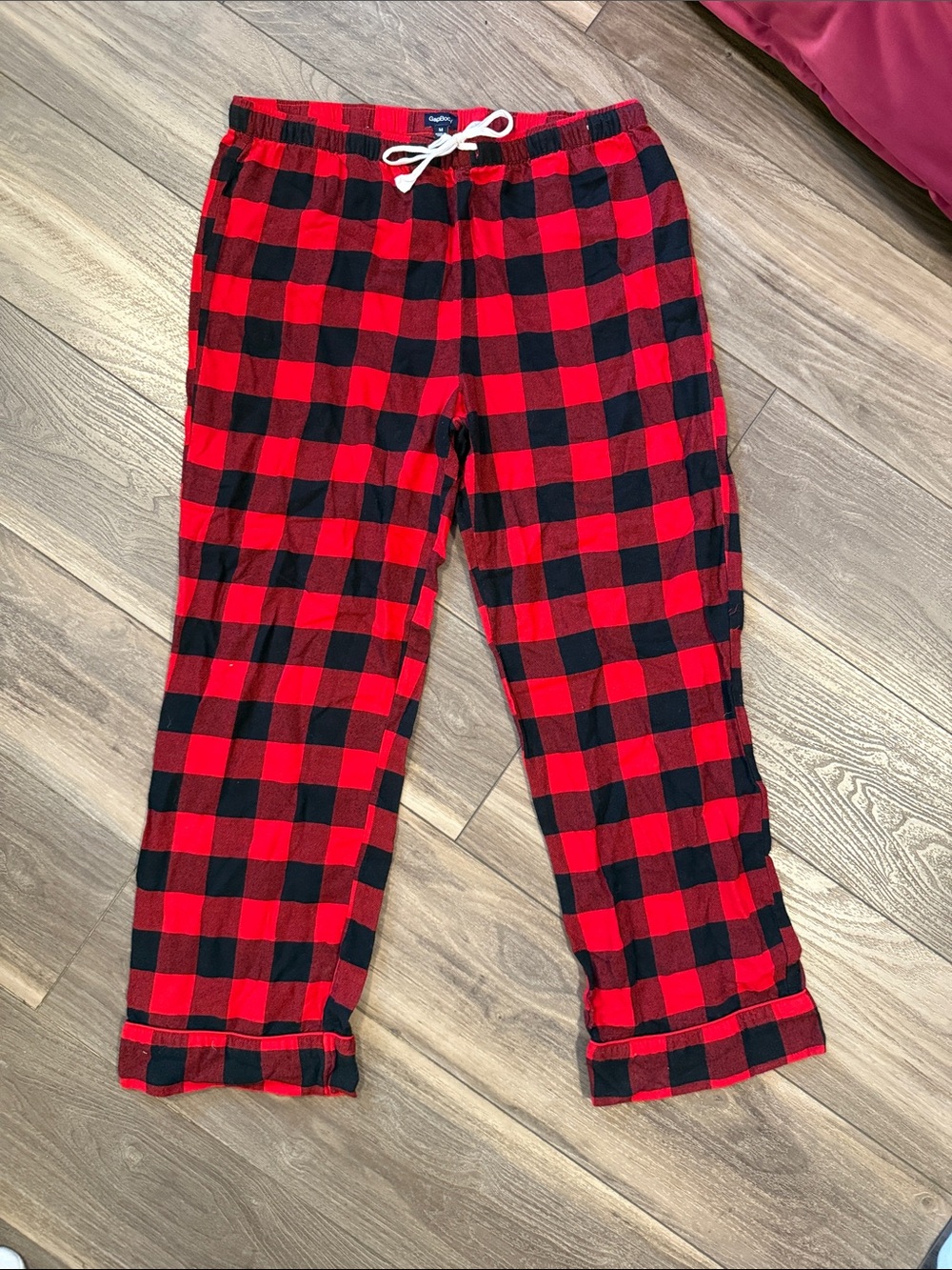 GAP Red and Black Buffalo Plaid Pajama Pants